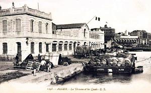 ALGER - DOUANE ET QUAIS - 1912